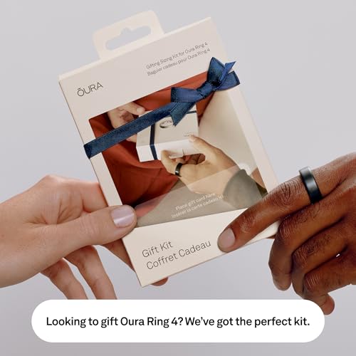 Oura Ring 4 - Rose Gold - Size 8 - Smart Ring - Size First with Oura Ring 4 Sizing Kit - Sleep Tracking Wearable - Heart Rate - Fitness Tracker - Up to 8 Days of Battery Life