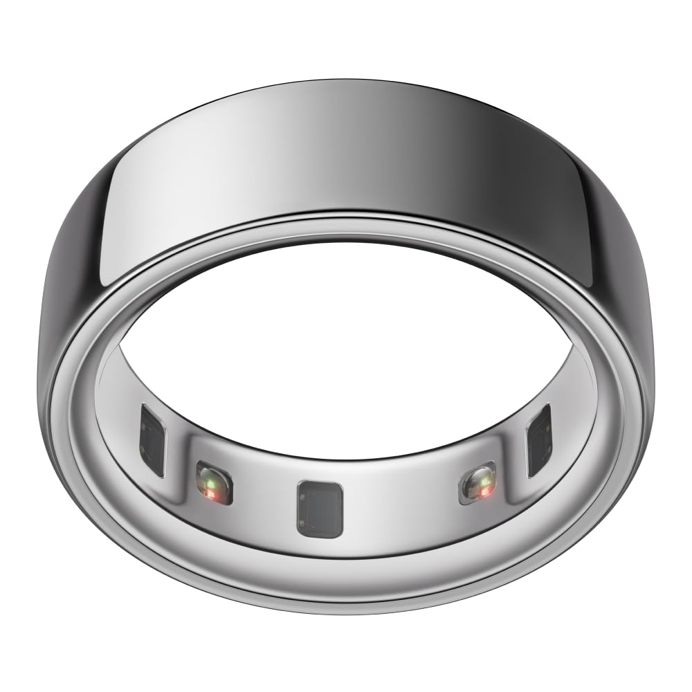 Oura Ring 4 - Rose Gold - Size 8 - Smart Ring - Size First with Oura Ring 4 Sizing Kit - Sleep Tracking Wearable - Heart Rate - Fitness Tracker - Up to 8 Days of Battery Life