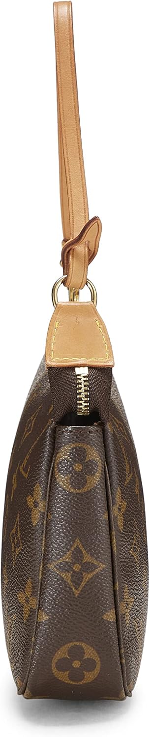 Pre-Loved Monogram Canvas Pochette Accessoires, Brown