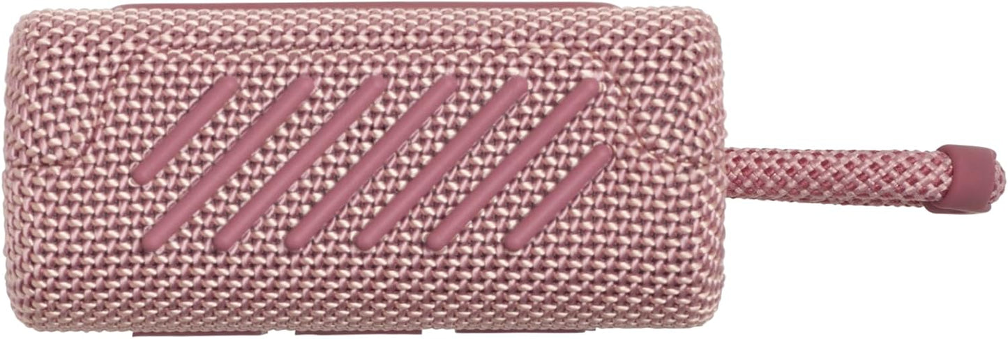JBL Go 3 - Portable Mini Bluetooth Speaker, big audio and punchy bass, IP67 waterproof and dustproof, 5 hours of playtime, speaker for home, outdoor and travel (White)