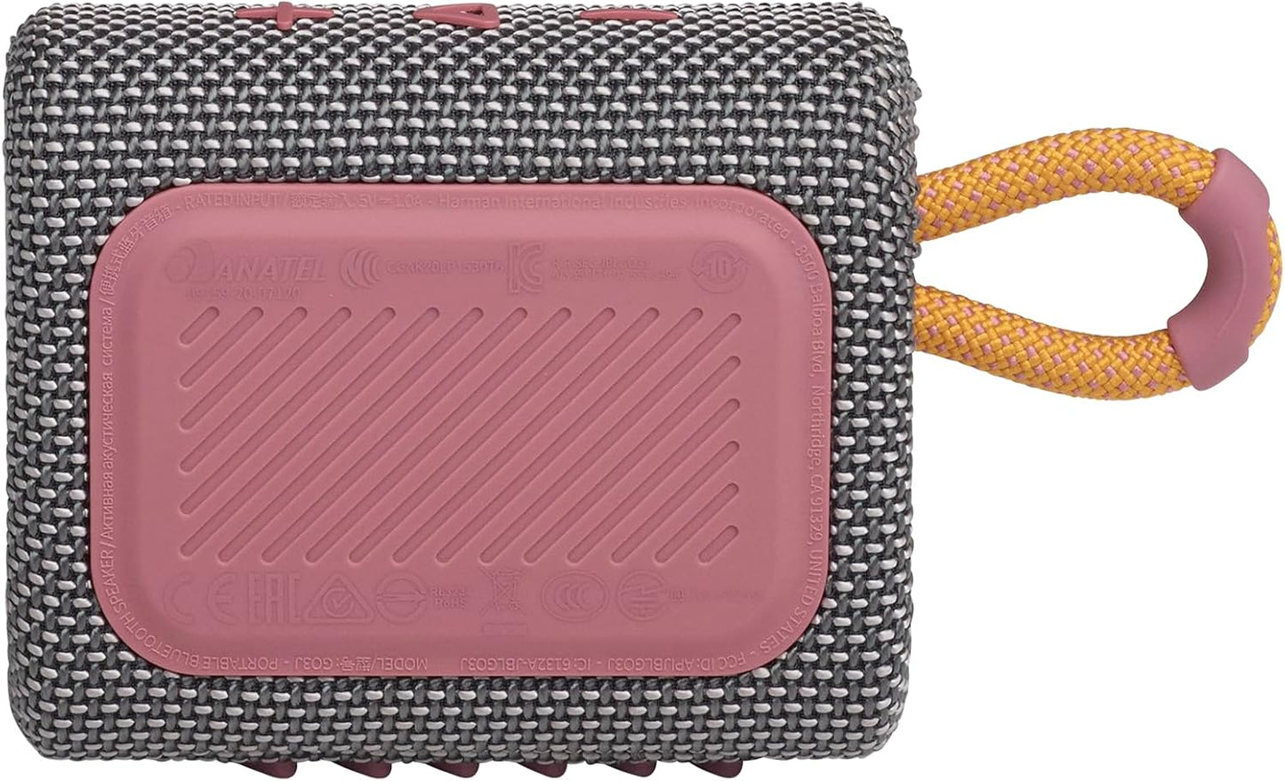 JBL Go 3 - Portable Mini Bluetooth Speaker, big audio and punchy bass, IP67 waterproof and dustproof, 5 hours of playtime, speaker for home, outdoor and travel (White)