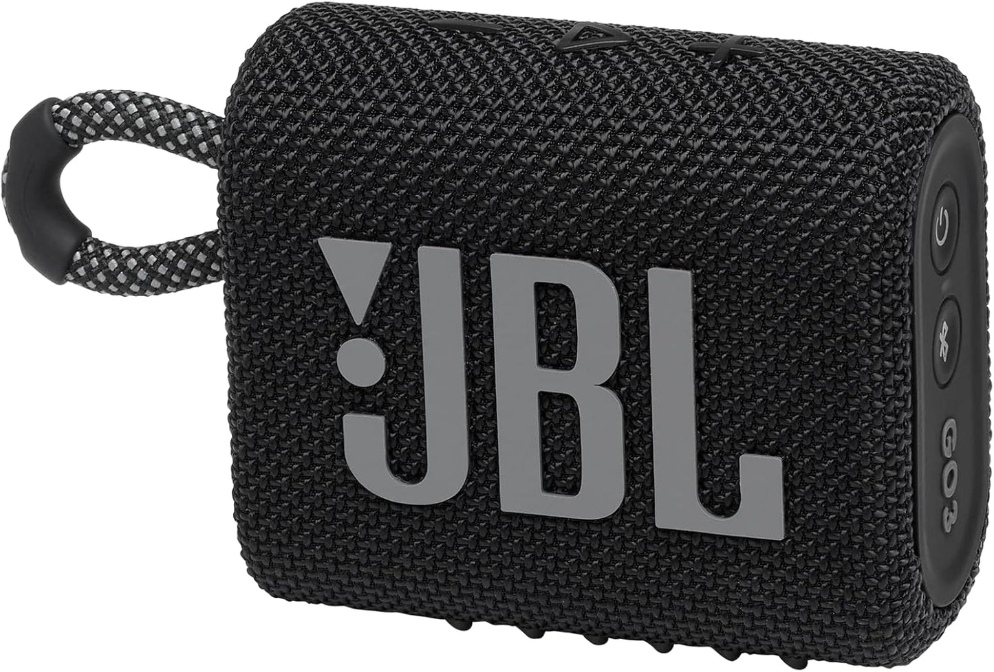 JBL Go 3 - Portable Mini Bluetooth Speaker, big audio and punchy bass, IP67 waterproof and dustproof, 5 hours of playtime, speaker for home, outdoor and travel (White)
