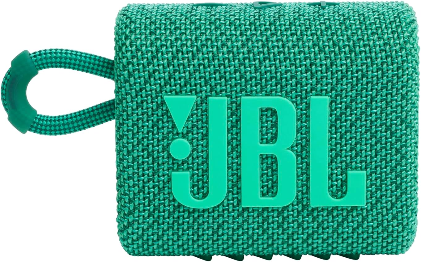 JBL Go 3 - Portable Mini Bluetooth Speaker, big audio and punchy bass, IP67 waterproof and dustproof, 5 hours of playtime, speaker for home, outdoor and travel (White)