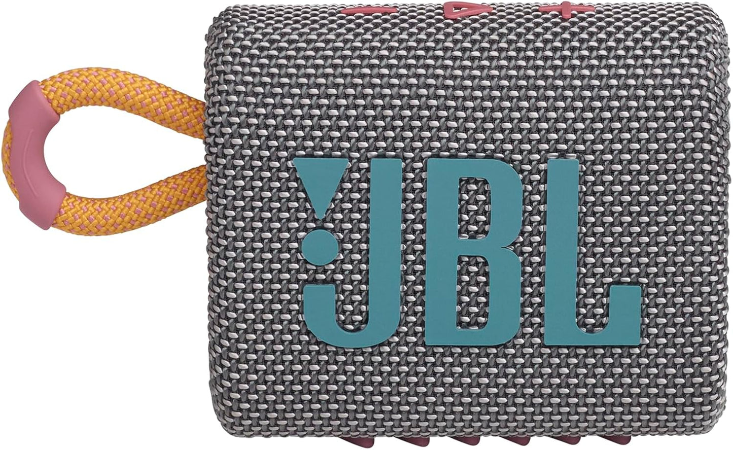 JBL Go 3 - Portable Mini Bluetooth Speaker, big audio and punchy bass, IP67 waterproof and dustproof, 5 hours of playtime, speaker for home, outdoor and travel (White)
