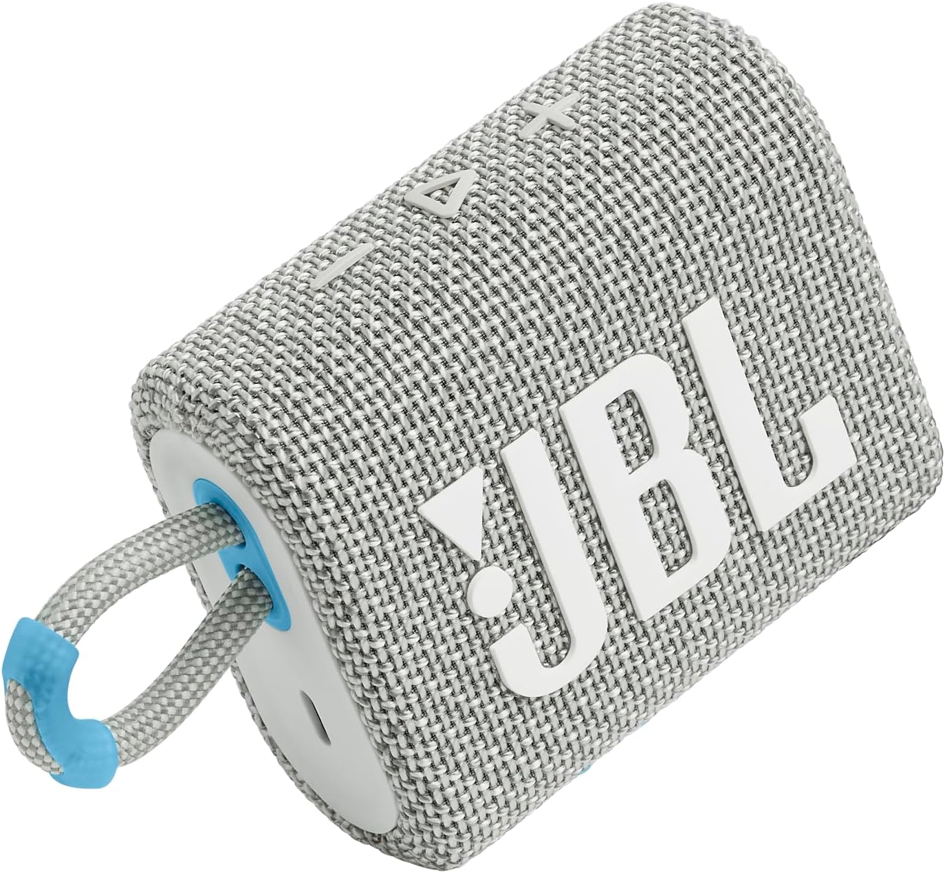 JBL Go 3 - Portable Mini Bluetooth Speaker, big audio and punchy bass, IP67 waterproof and dustproof, 5 hours of playtime, speaker for home, outdoor and travel (White)