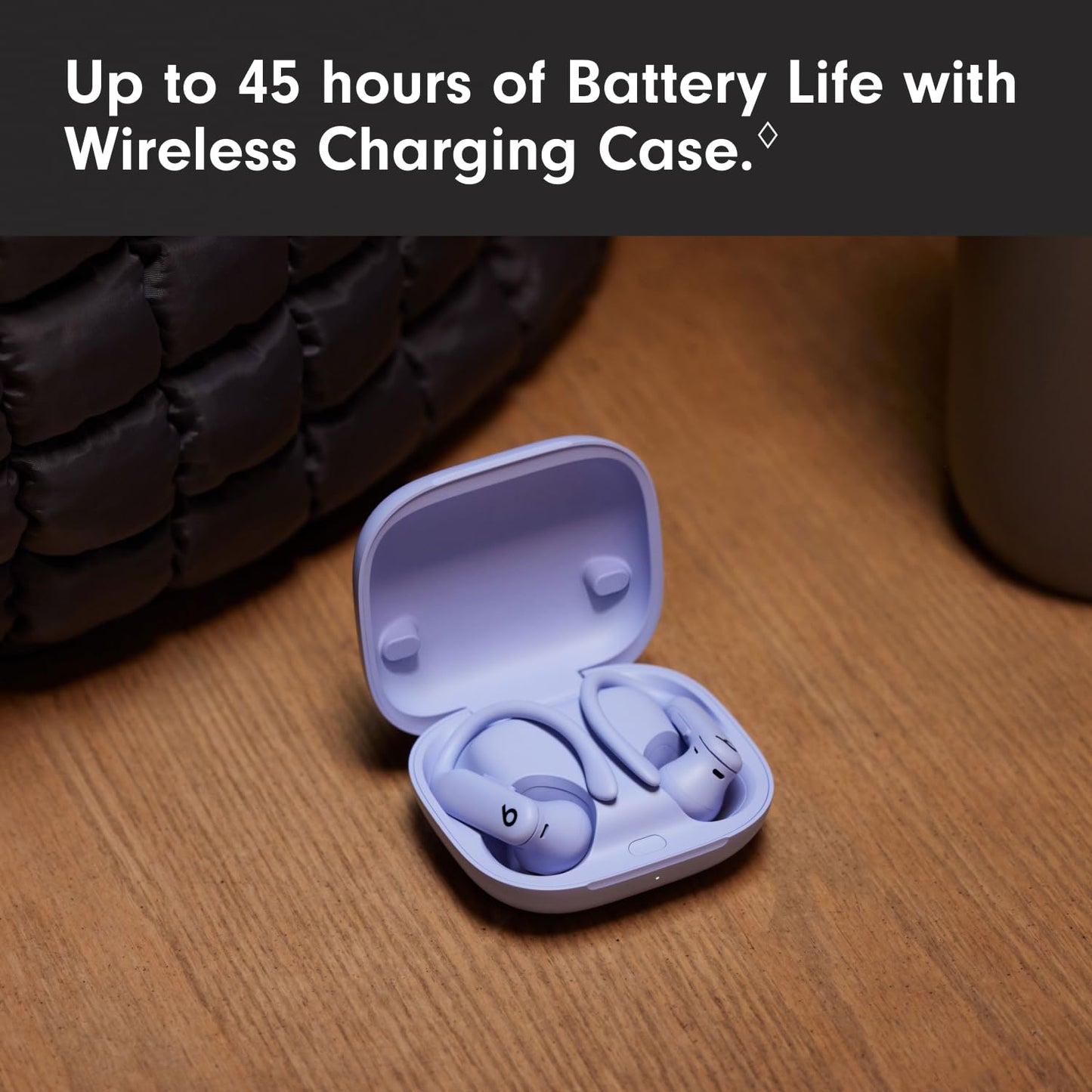 Beats Powerbeats Pro 2 Wireless Bluetooth Earbuds - Noise Cancelling, Heart Rate Monitor, IPX4, Up to 45H Battery & Charging Case, Works with Apple & Android - Hyper Purple