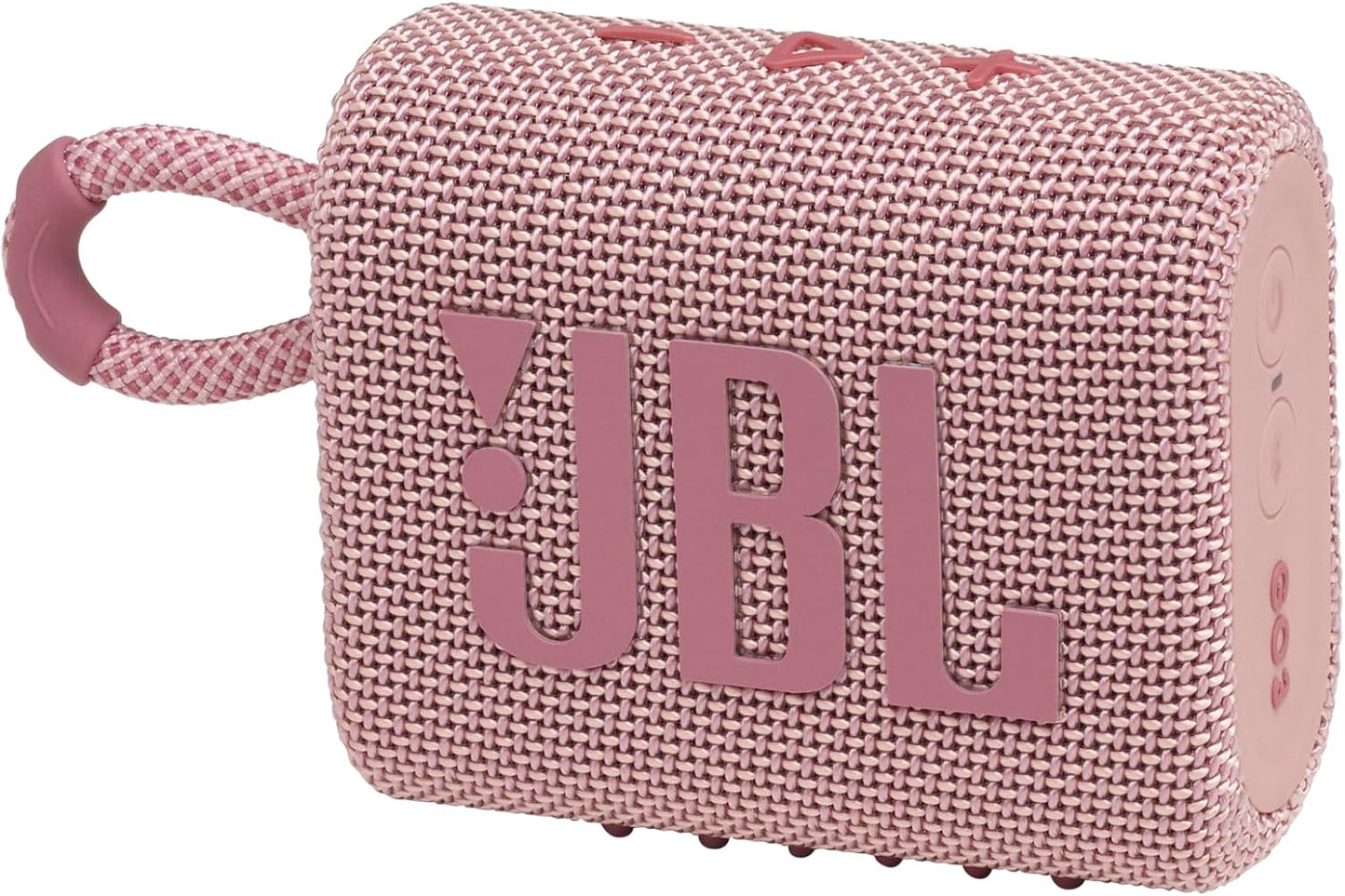 JBL Go 3 - Portable Mini Bluetooth Speaker, big audio and punchy bass, IP67 waterproof and dustproof, 5 hours of playtime, speaker for home, outdoor and travel (White)