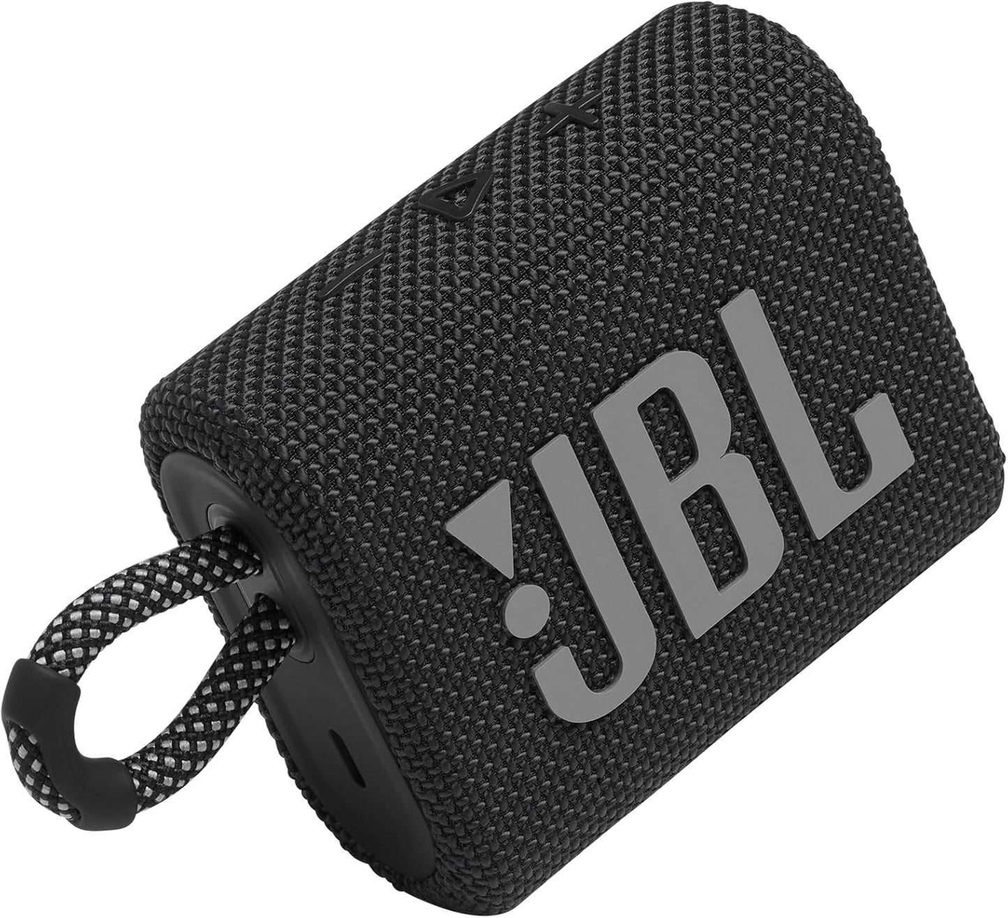 JBL Go 3 - Portable Mini Bluetooth Speaker, big audio and punchy bass, IP67 waterproof and dustproof, 5 hours of playtime, speaker for home, outdoor and travel (White)