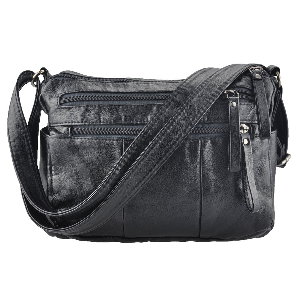 Soft PU Leather Shoulder Bag Crossbody Purse