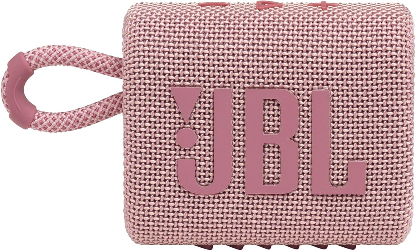 JBL Go 3 - Portable Mini Bluetooth Speaker, big audio and punchy bass, IP67 waterproof and dustproof, 5 hours of playtime, speaker for home, outdoor and travel (White)
