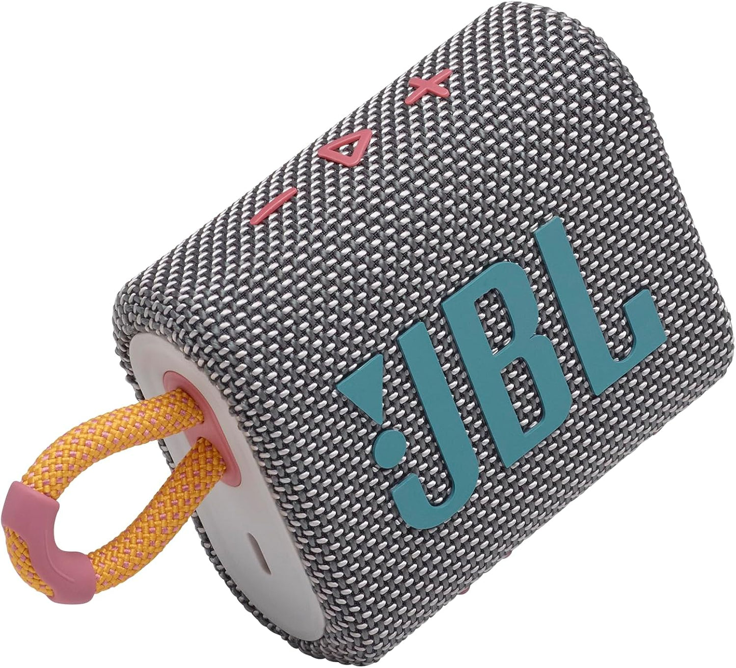 JBL Go 3 - Portable Mini Bluetooth Speaker, big audio and punchy bass, IP67 waterproof and dustproof, 5 hours of playtime, speaker for home, outdoor and travel (White)