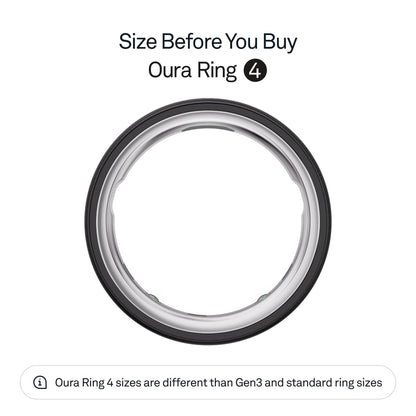 Oura Ring 4 - Rose Gold - Size 8 - Smart Ring - Size First with Oura Ring 4 Sizing Kit - Sleep Tracking Wearable - Heart Rate - Fitness Tracker - Up to 8 Days of Battery Life