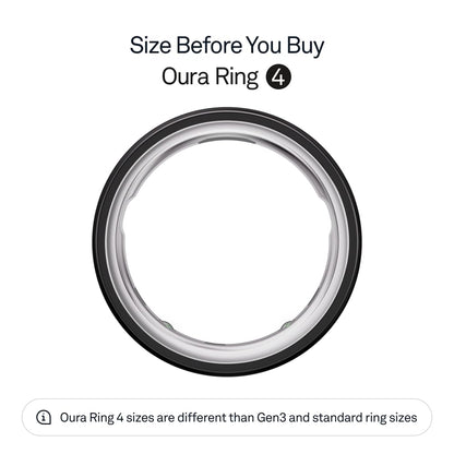 Oura Ring 4 - Rose Gold - Size 8 - Smart Ring - Size First with Oura Ring 4 Sizing Kit - Sleep Tracking Wearable - Heart Rate - Fitness Tracker - Up to 8 Days of Battery Life