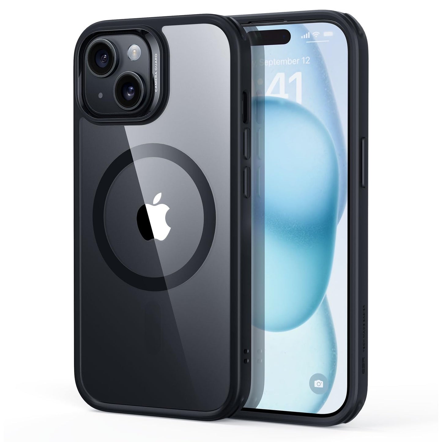 Classic Hybrid Magnetic Mobile Phone Case with HaloLock, Military Standard Drop Protection Case, Scratch-Resistant Back