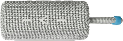 JBL Go 3 - Portable Mini Bluetooth Speaker, big audio and punchy bass, IP67 waterproof and dustproof, 5 hours of playtime, speaker for home, outdoor and travel (White)