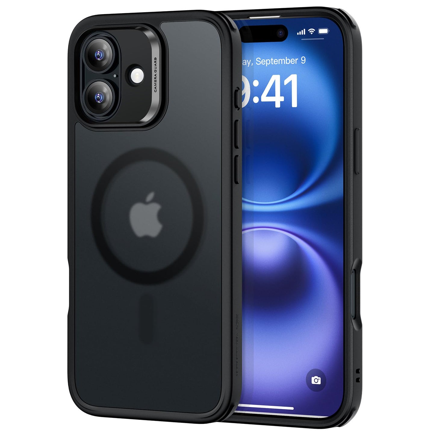 Classic Hybrid Magnetic Mobile Phone Case with HaloLock, Military Standard Drop Protection Case, Scratch-Resistant Back