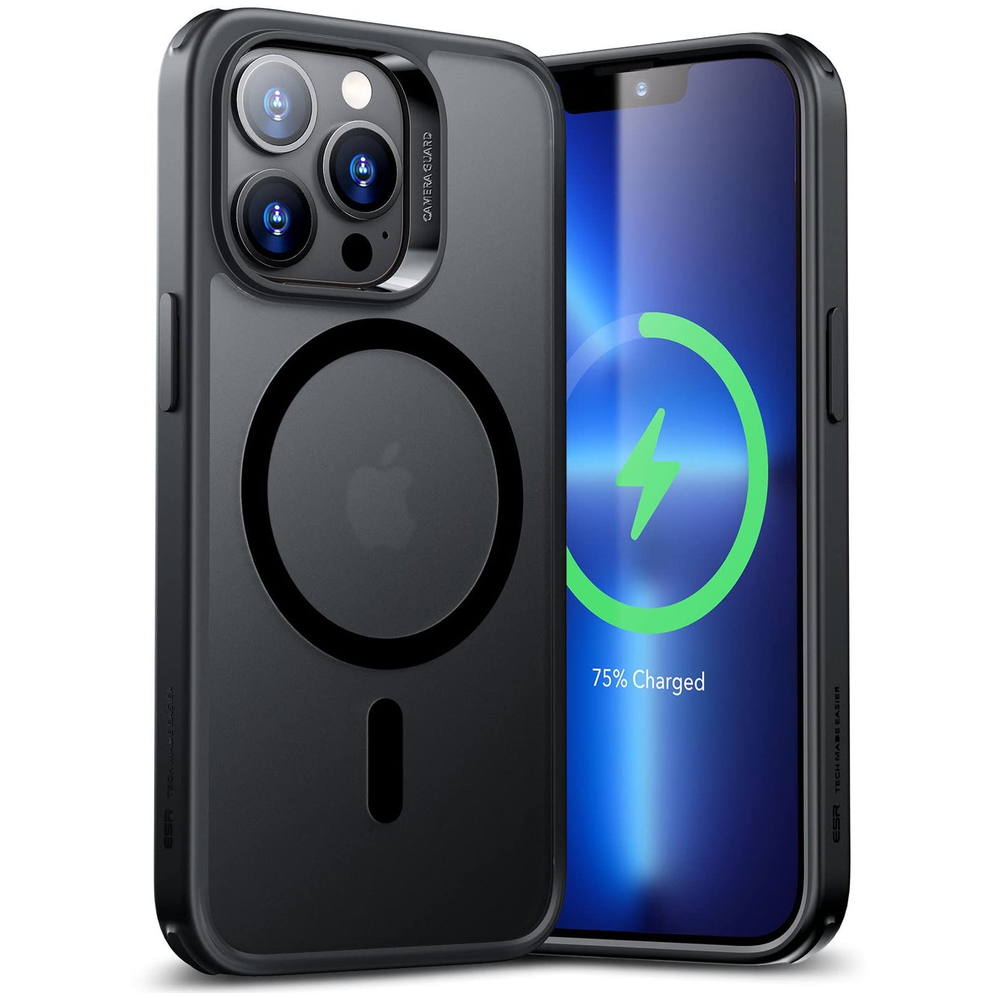 Classic Hybrid Magnetic Mobile Phone Case with HaloLock, Military Standard Drop Protection Case, Scratch-Resistant Back