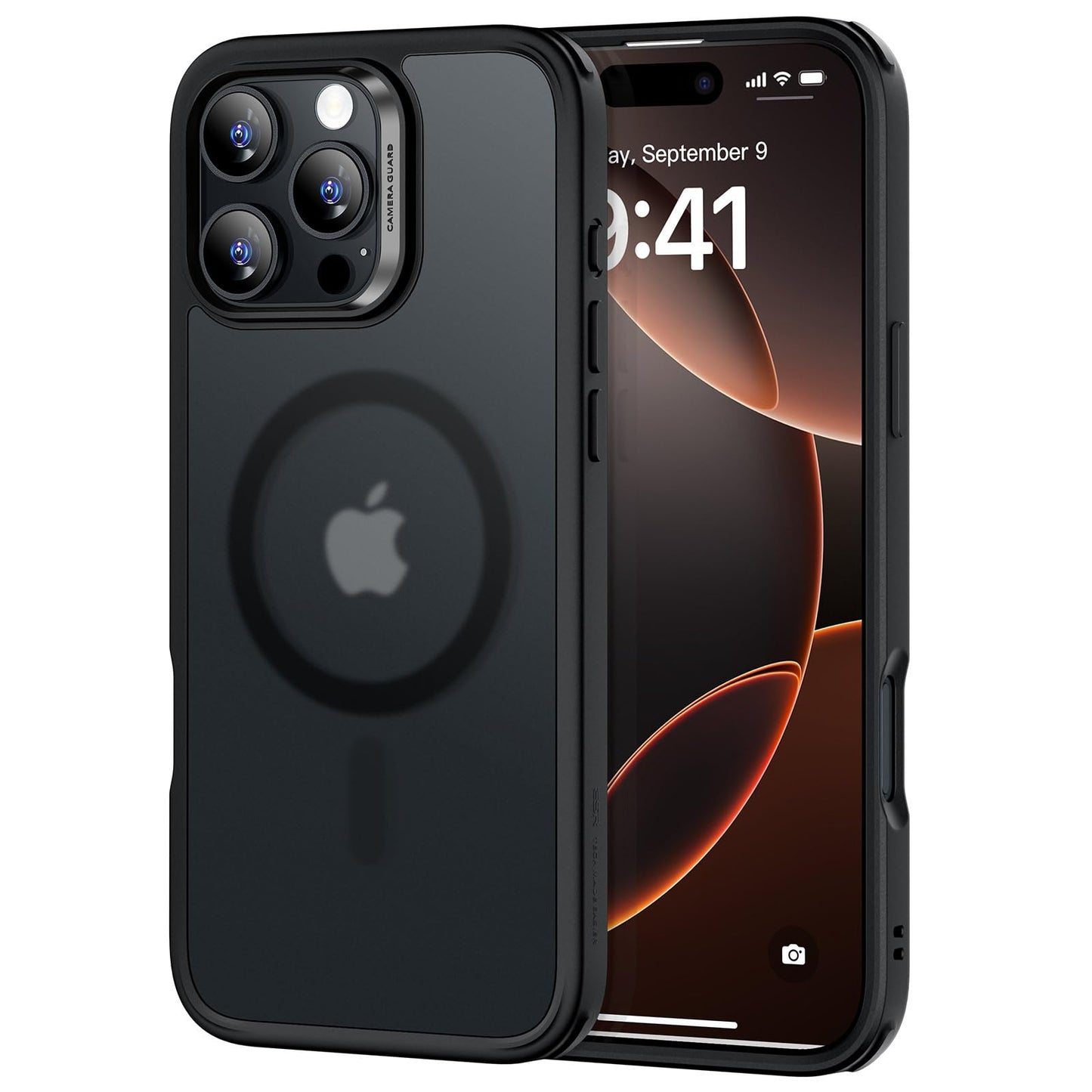 Classic Hybrid Magnetic Mobile Phone Case with HaloLock, Military Standard Drop Protection Case, Scratch-Resistant Back