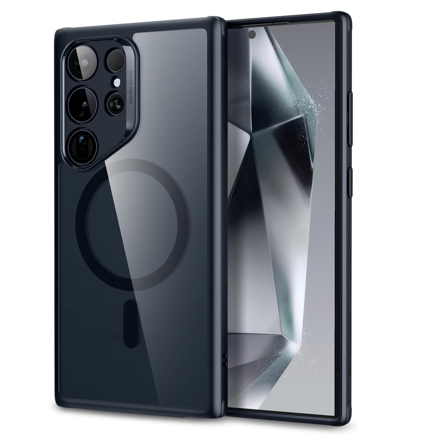 Classic Hybrid Magnetic Mobile Phone Case with HaloLock, Military Standard Drop Protection Case, Scratch-Resistant Back