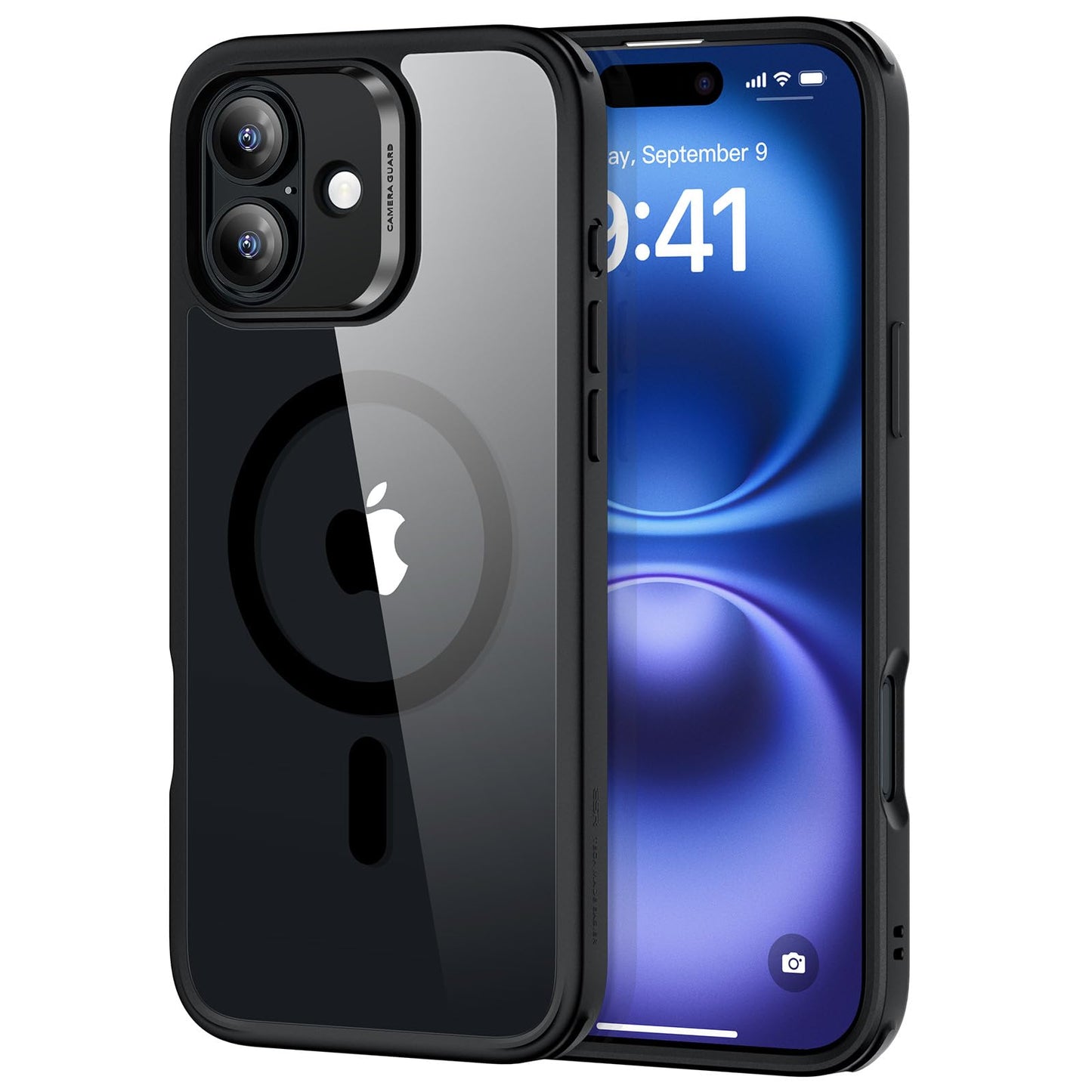 Classic Hybrid Magnetic Mobile Phone Case with HaloLock, Military Standard Drop Protection Case, Scratch-Resistant Back