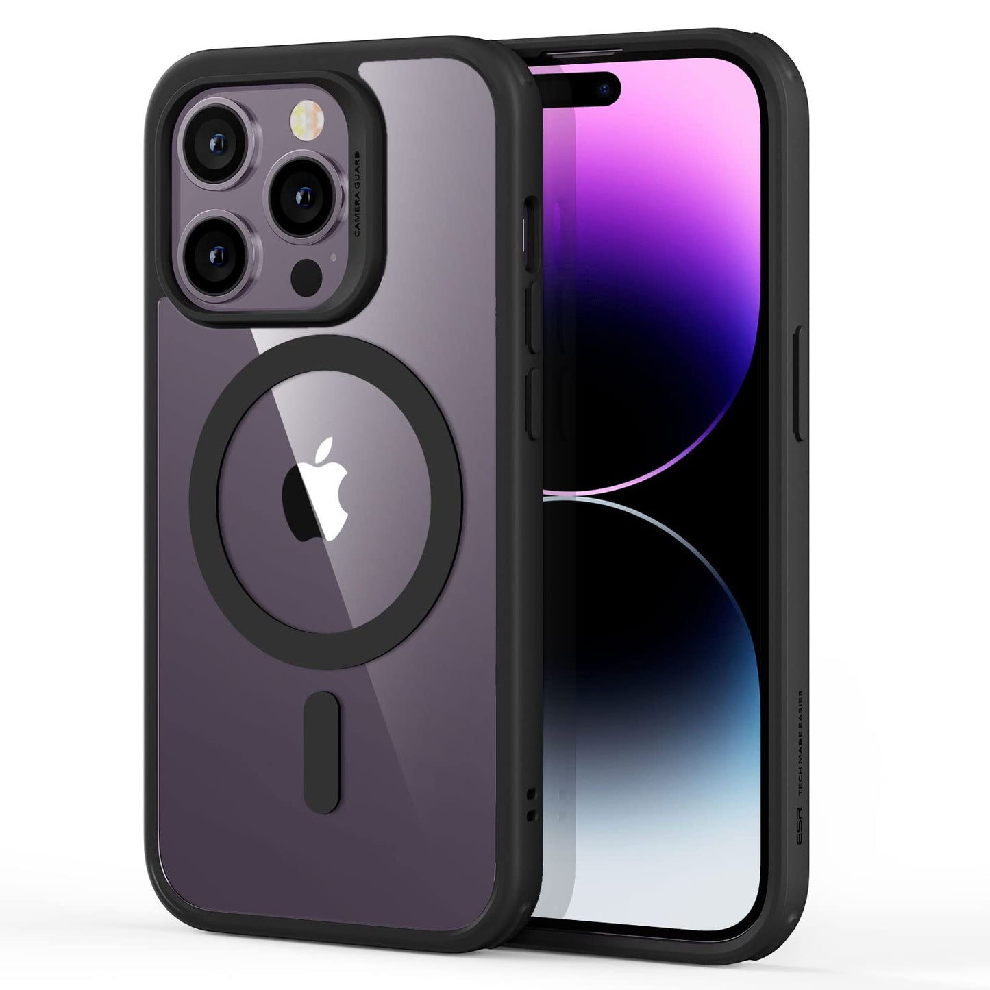 Classic Hybrid Magnetic Mobile Phone Case with HaloLock, Military Standard Drop Protection Case, Scratch-Resistant Back