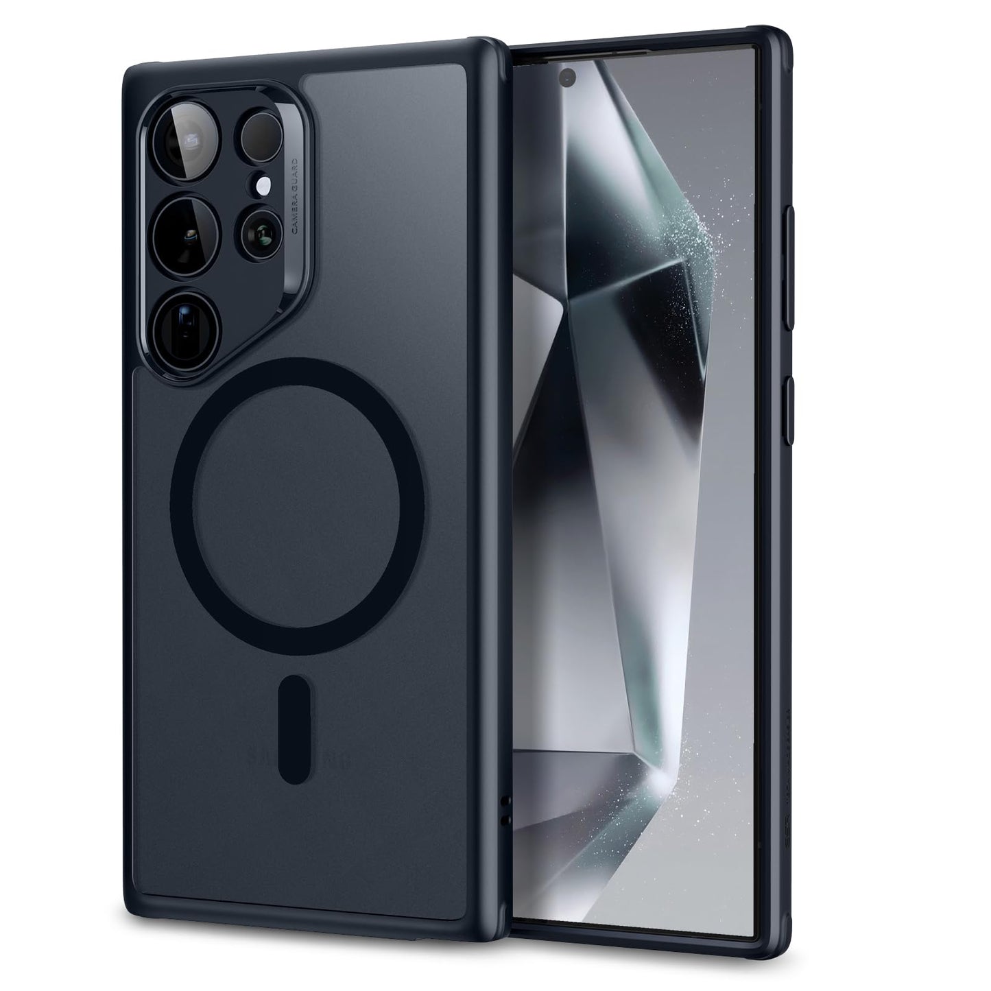 Classic Hybrid Magnetic Mobile Phone Case with HaloLock, Military Standard Drop Protection Case, Scratch-Resistant Back
