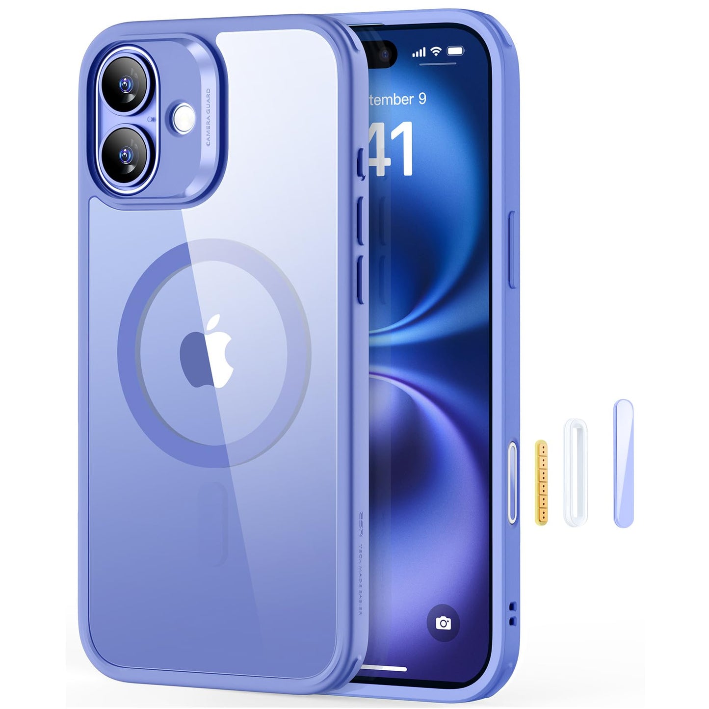 Classic Hybrid Magnetic Mobile Phone Case with HaloLock, Military Standard Drop Protection Case, Scratch-Resistant Back