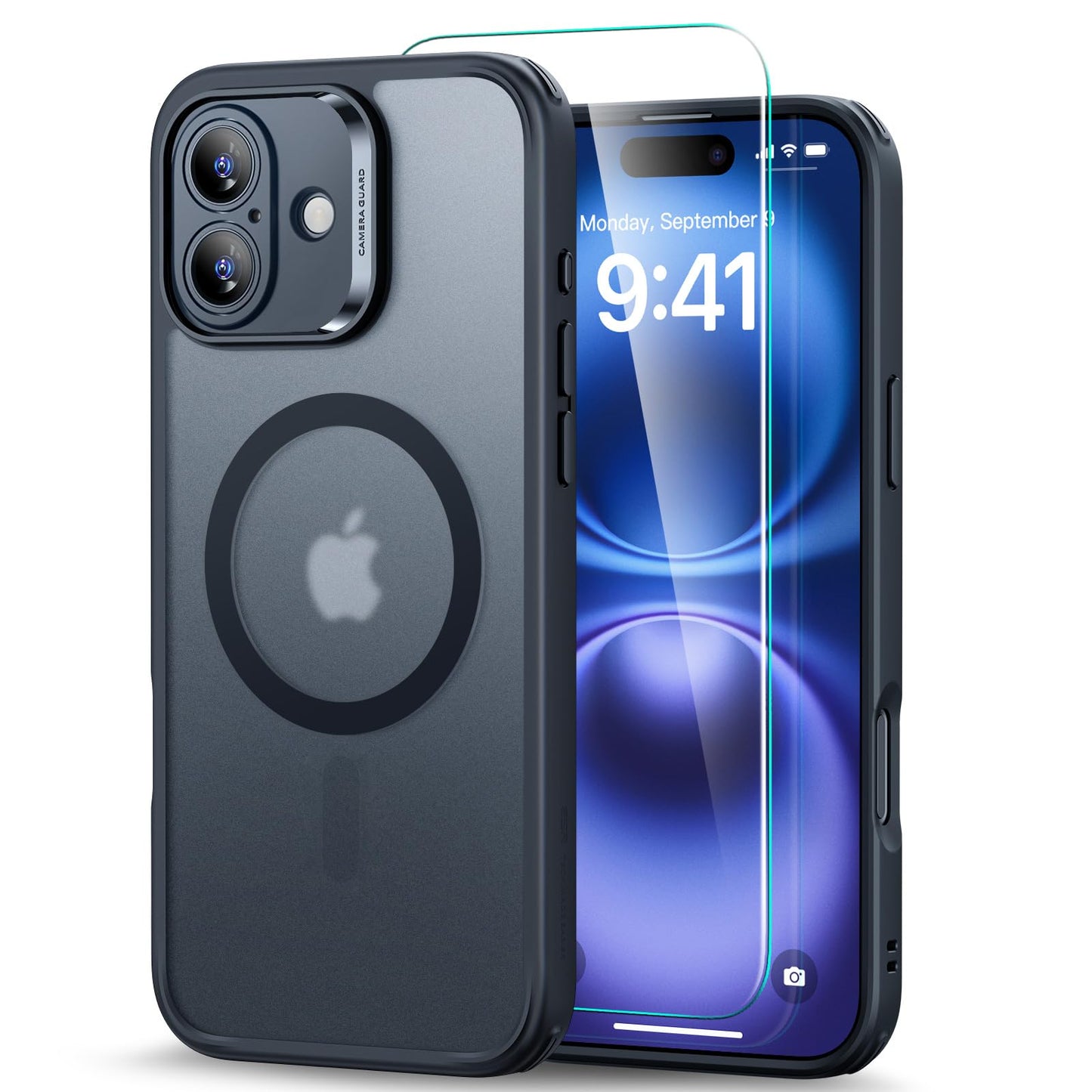 Classic Hybrid Magnetic Mobile Phone Case with HaloLock, Military Standard Drop Protection Case, Scratch-Resistant Back