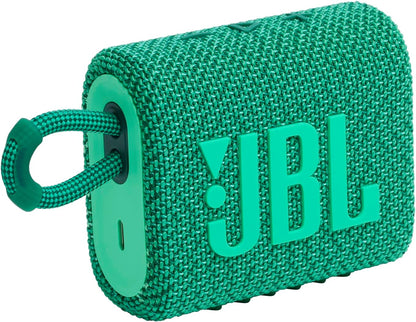 JBL Go 3 - Portable Mini Bluetooth Speaker, big audio and punchy bass, IP67 waterproof and dustproof, 5 hours of playtime, speaker for home, outdoor and travel (White)