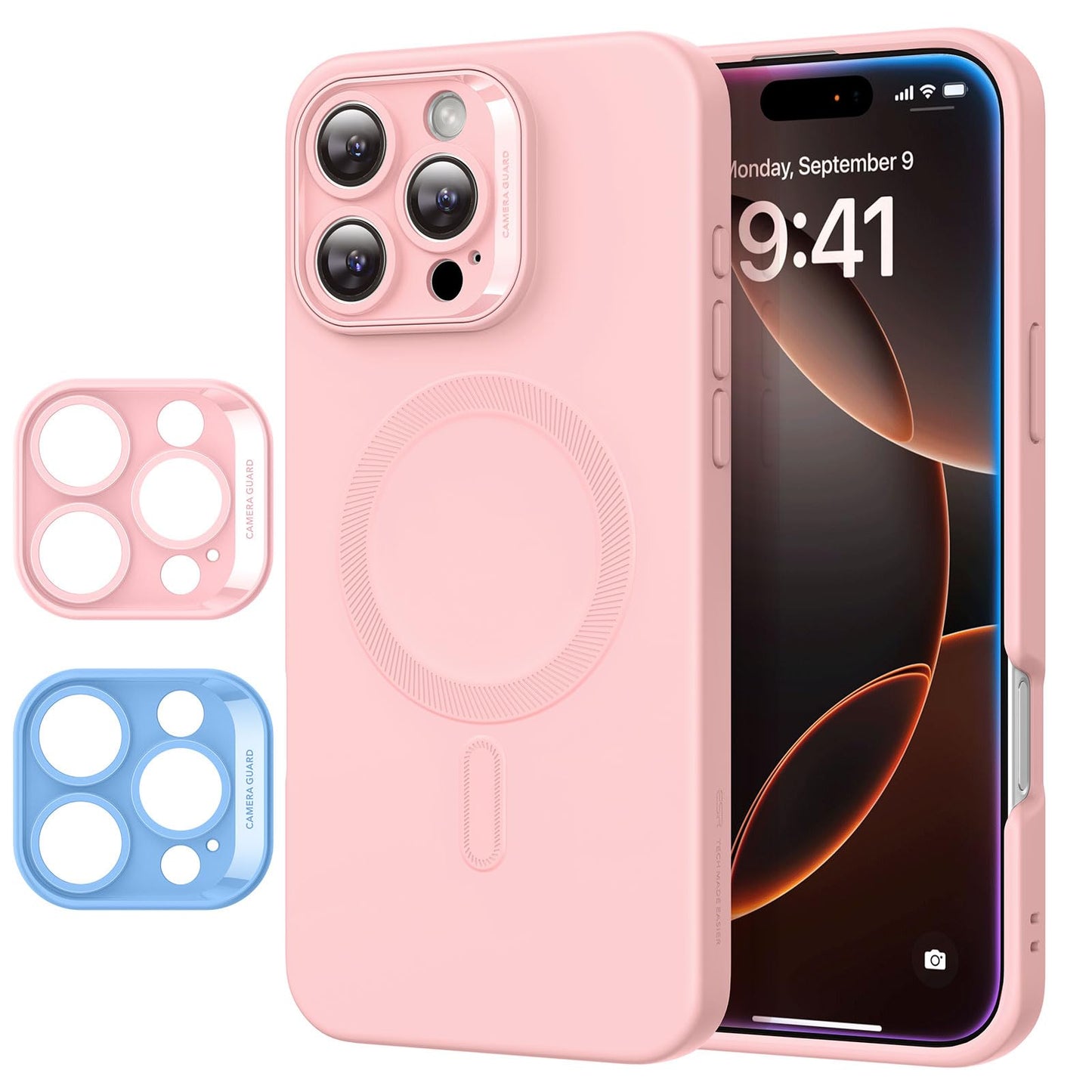Classic Hybrid Magnetic Mobile Phone Case with HaloLock, Military Standard Drop Protection Case, Scratch-Resistant Back