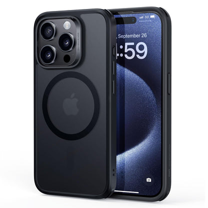 Classic Hybrid Magnetic Mobile Phone Case with HaloLock, Military Standard Drop Protection Case, Scratch-Resistant Back