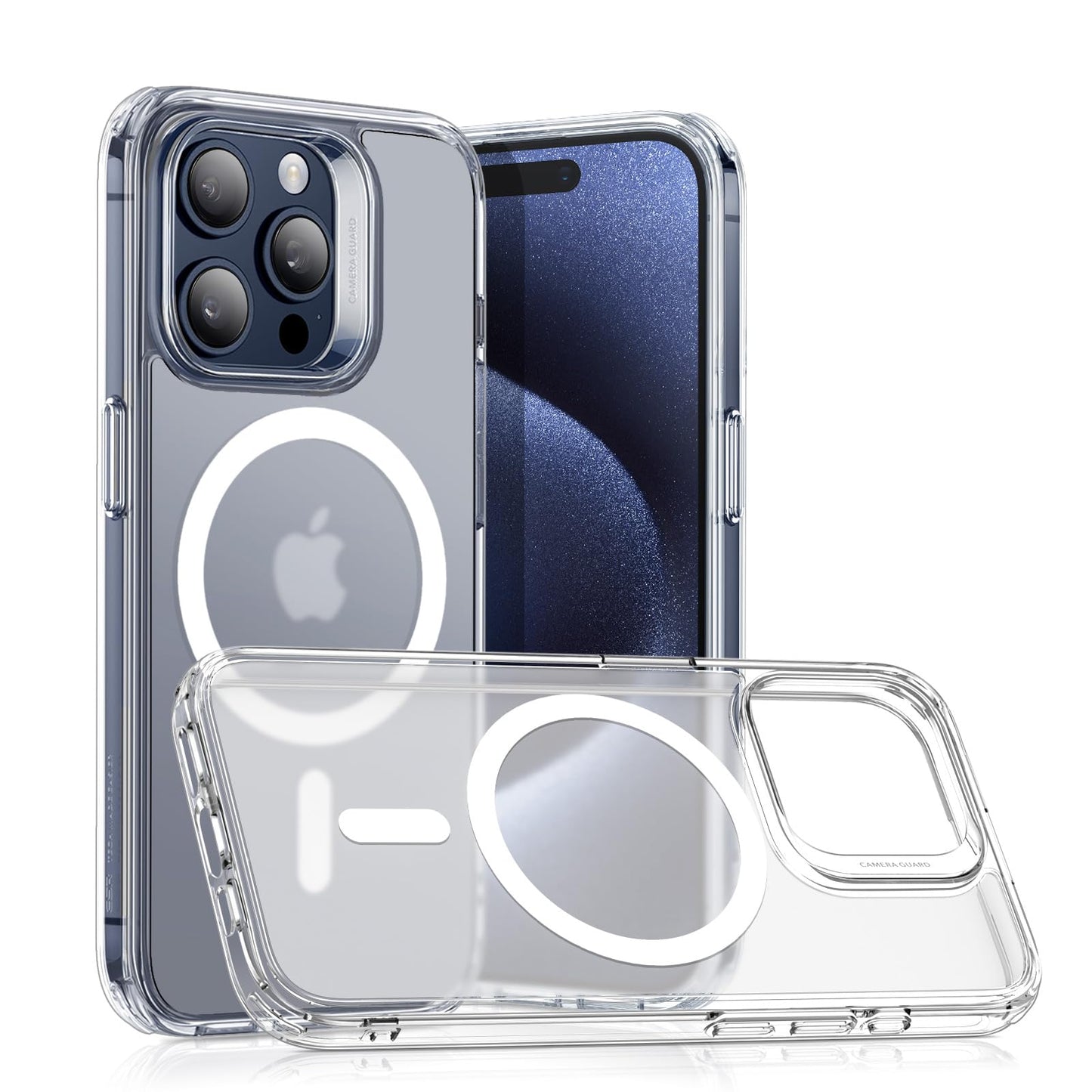 Classic Hybrid Magnetic Mobile Phone Case with HaloLock, Military Standard Drop Protection Case, Scratch-Resistant Back