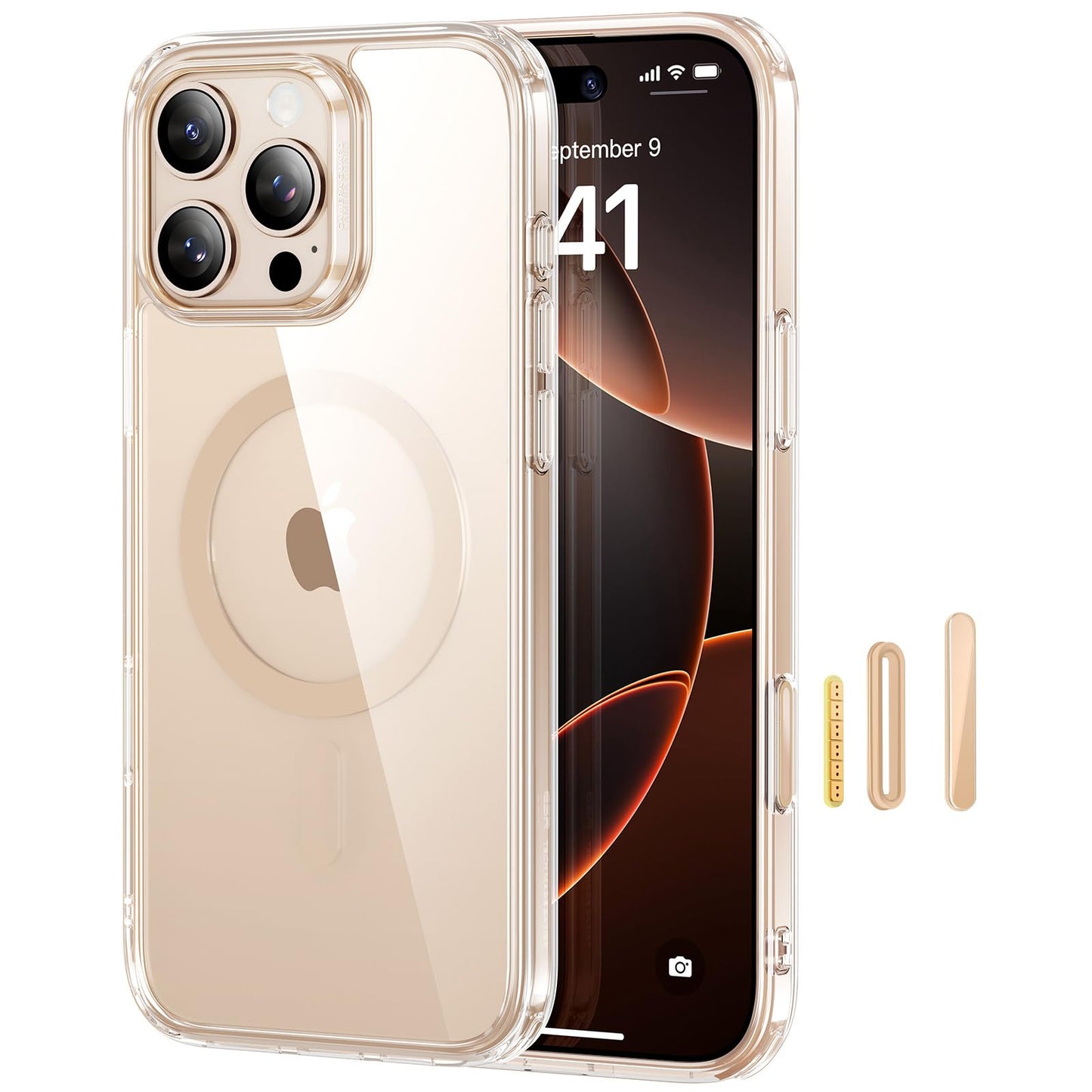 Classic Hybrid Magnetic Mobile Phone Case with HaloLock, Military Standard Drop Protection Case, Scratch-Resistant Back