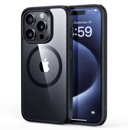 Classic Hybrid Magnetic Mobile Phone Case with HaloLock, Military Standard Drop Protection Case, Scratch-Resistant Back