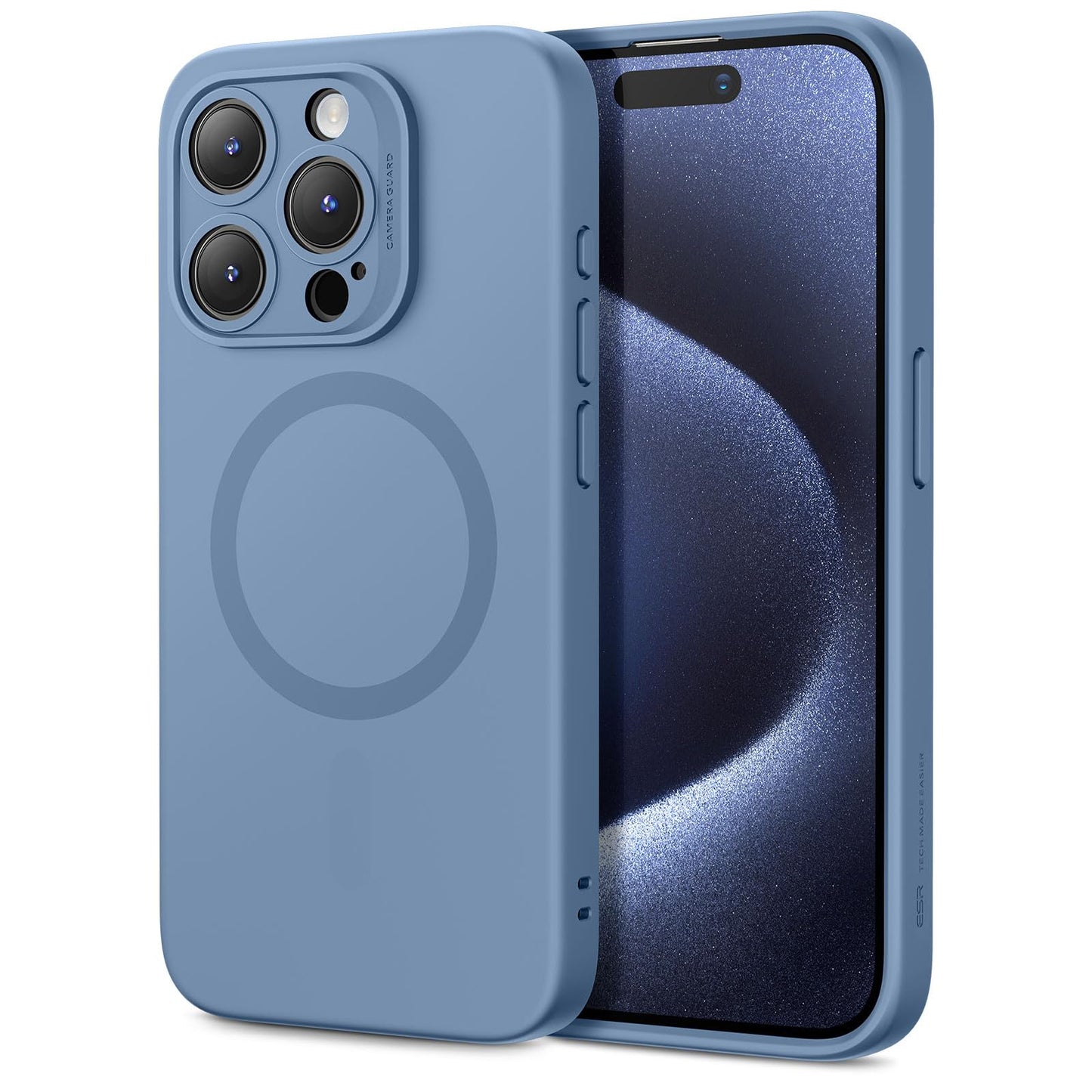 Classic Hybrid Magnetic Mobile Phone Case with HaloLock, Military Standard Drop Protection Case, Scratch-Resistant Back
