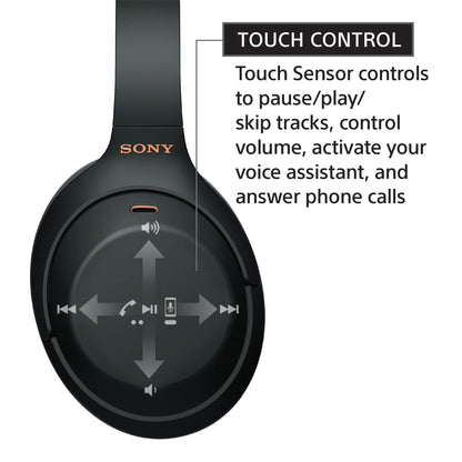 Sony WH-1000XM4 Wireless Premium Noise Canceling Overhead Headphones with Mic for Phone-Call and Alexa Voice Control, Silver WH1000XM4