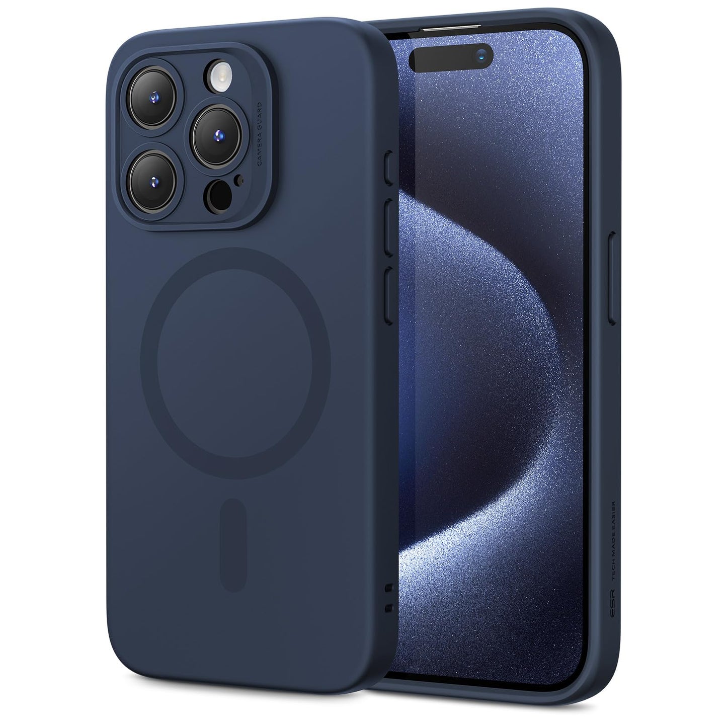 Classic Hybrid Magnetic Mobile Phone Case with HaloLock, Military Standard Drop Protection Case, Scratch-Resistant Back