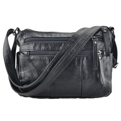 Soft PU Leather Shoulder Bag Crossbody Purse