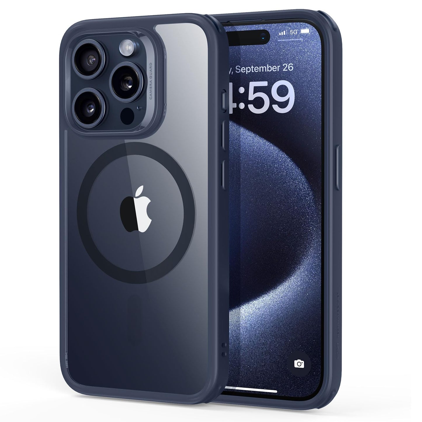 Classic Hybrid Magnetic Mobile Phone Case with HaloLock, Military Standard Drop Protection Case, Scratch-Resistant Back
