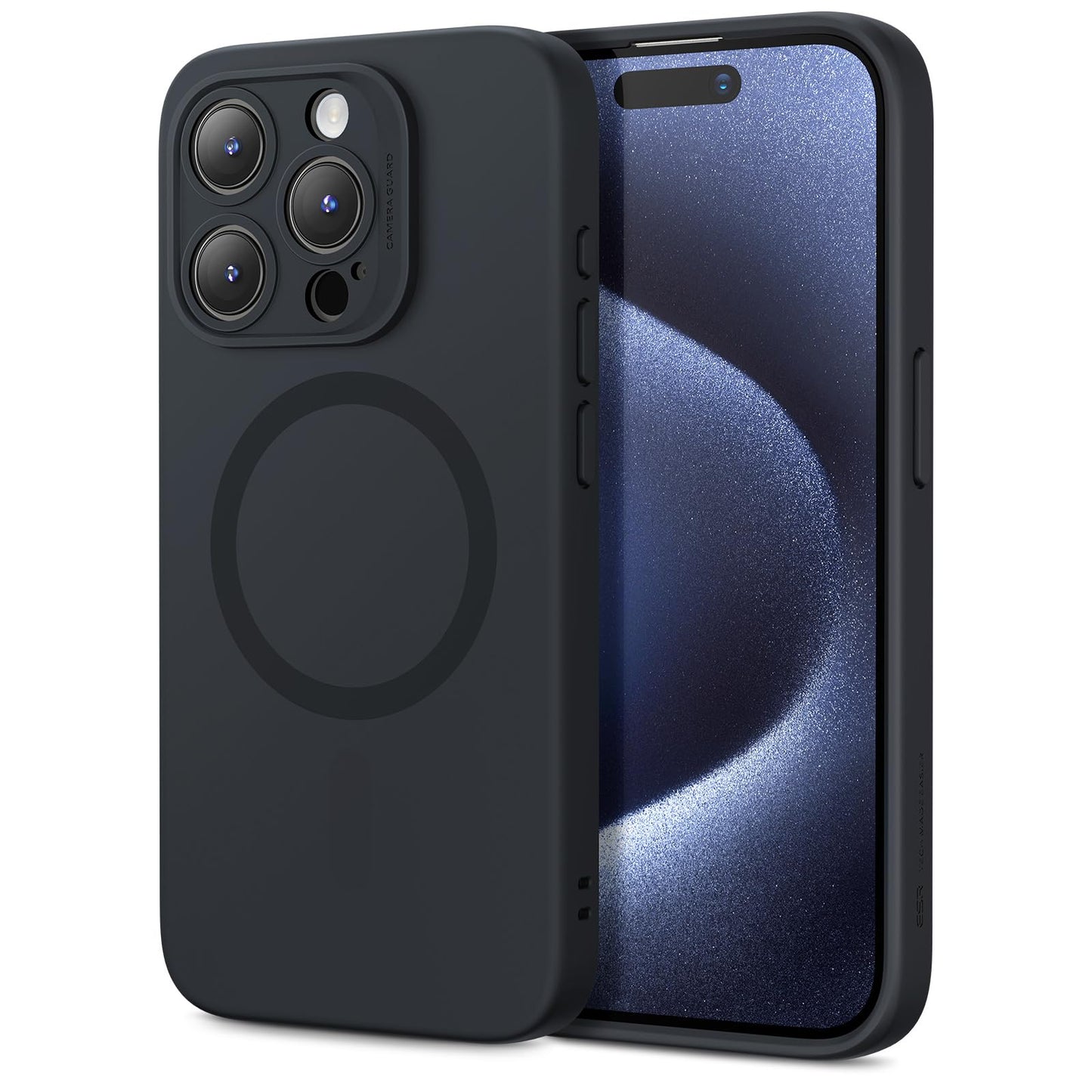 Classic Hybrid Magnetic Mobile Phone Case with HaloLock, Military Standard Drop Protection Case, Scratch-Resistant Back