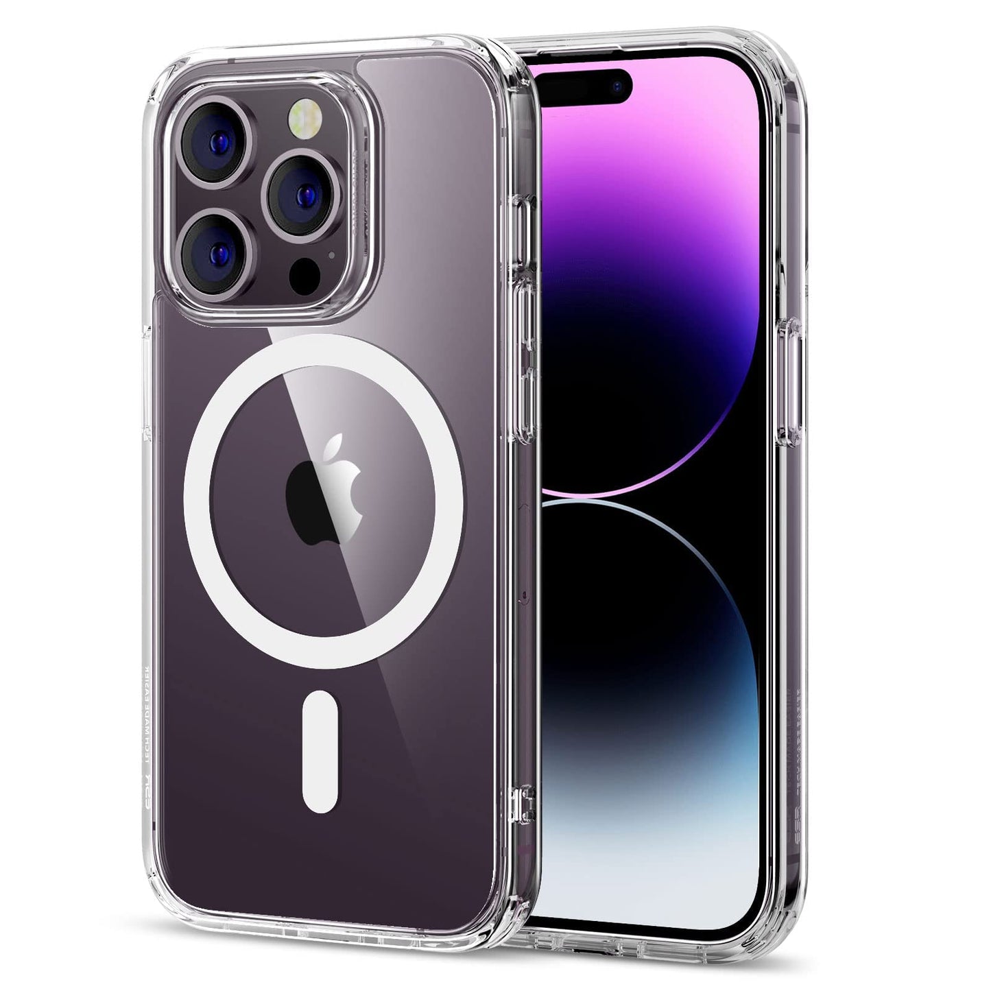 Classic Hybrid Magnetic Mobile Phone Case with HaloLock, Military Standard Drop Protection Case, Scratch-Resistant Back