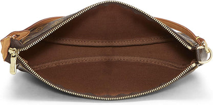Pre-Loved Monogram Canvas Pochette Accessoires, Brown