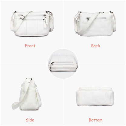 Soft PU Leather Shoulder Bag Crossbody Purse