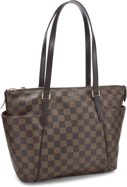 Pre-Loved Damier Ebene Totally PM NM, Brown
