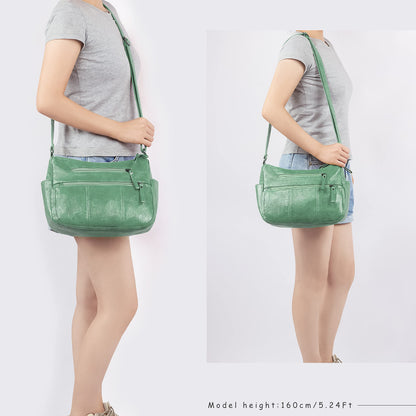 Soft PU Leather Shoulder Bag Crossbody Purse