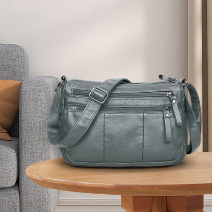 Soft PU Leather Shoulder Bag Crossbody Purse