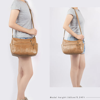 Soft PU Leather Shoulder Bag Crossbody Purse