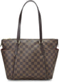 Pre-Loved Damier Ebene Totally PM NM, Brown