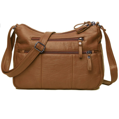 Soft PU Leather Shoulder Bag Crossbody Purse