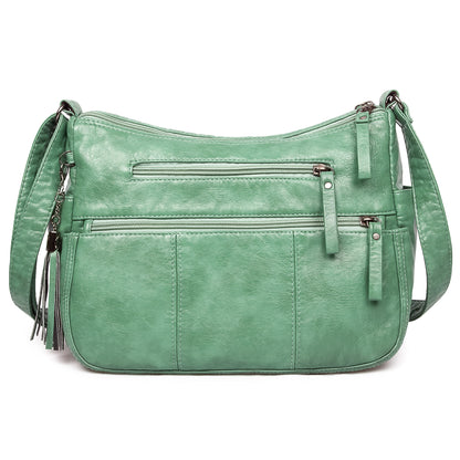 Soft PU Leather Shoulder Bag Crossbody Purse